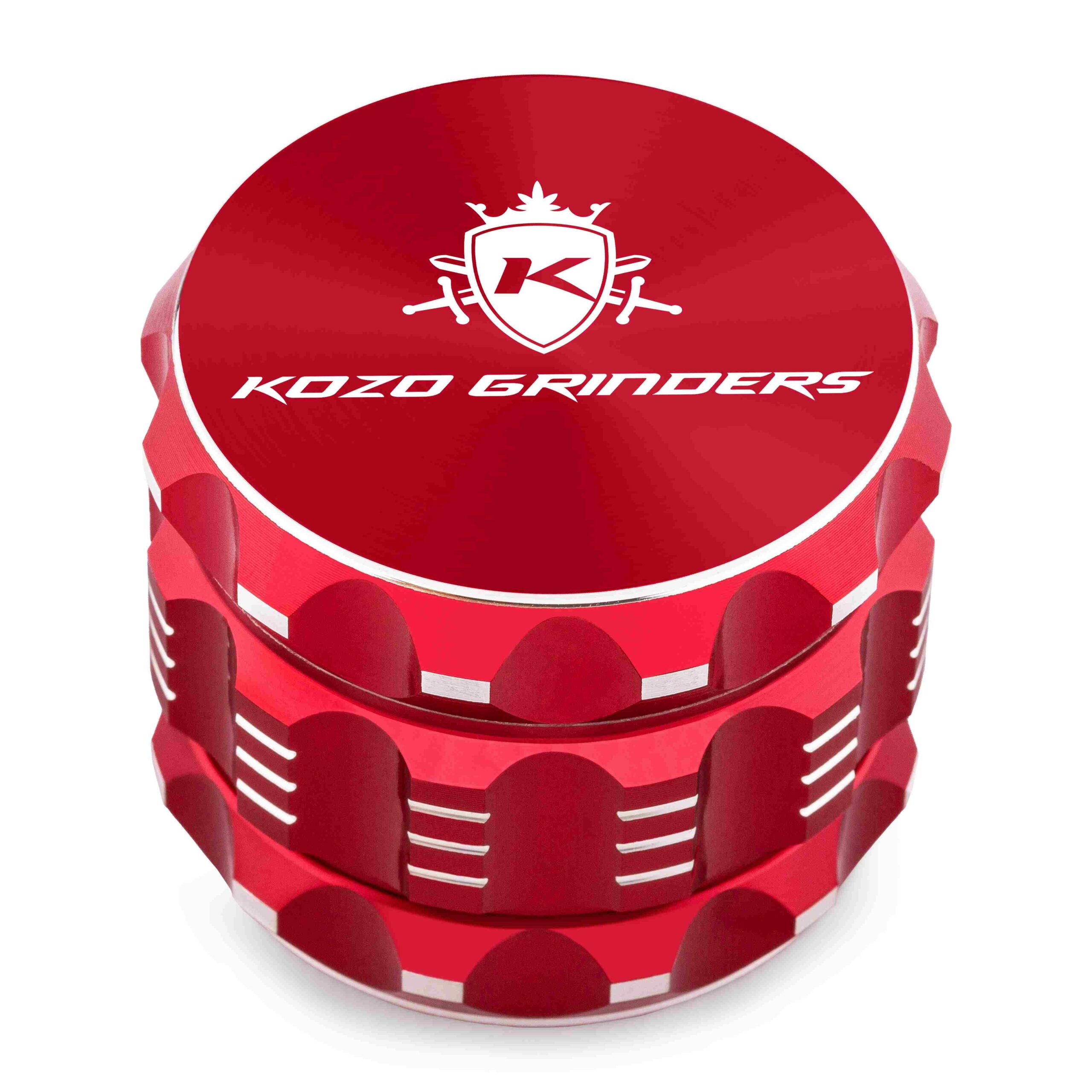 2 inch red grinder - closed