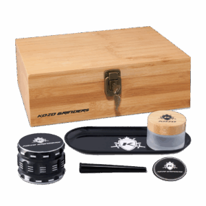 XL Wooden Hinges Stash Box