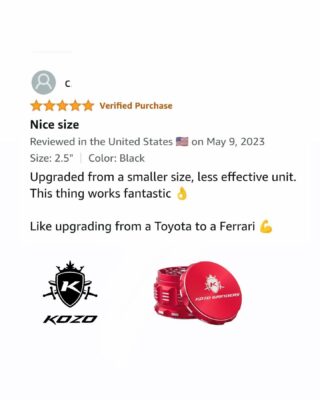 Kozo Grinders – the Ferrari of grinders. 🏎️😍
How nice of a comparison is this? 💪🔥 10/10 true though, try for yourself 🙌
#KozoGrinders – a perfect grind!